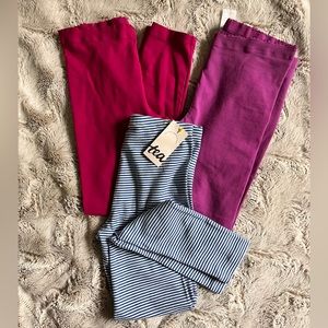 Tea Collection Girls Leggings - Bundle of Three Size 8 and 10